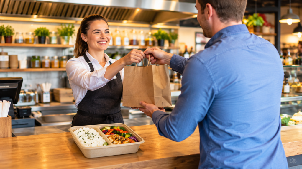 Ordering a Smarter Rice Box at a Restaurant